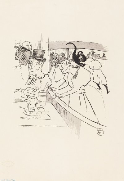 I Skating Professional Beauty af Henri de Toulouse Lautrec