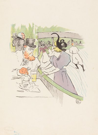 I Skating Professional Beauty, 1895. af Henri de Toulouse Lautrec