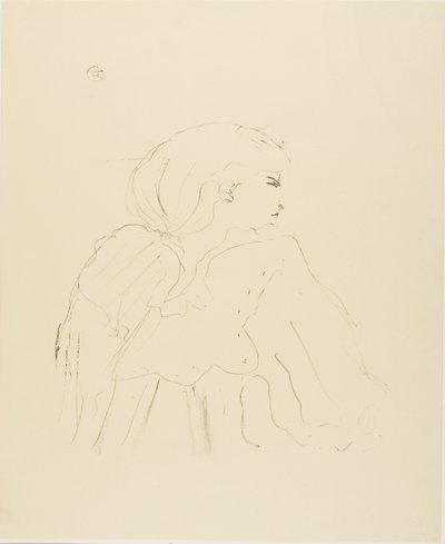 Jane Hading, fra Thirteen Lithographs af Henri de Toulouse-Lautrec