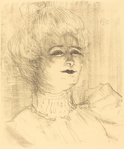 Jeanne Hading, 1896. af Henri de Toulouse Lautrec