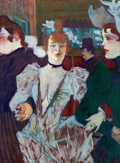 La Goulue ved Moulin Rouge af Henri de Toulouse Lautrec