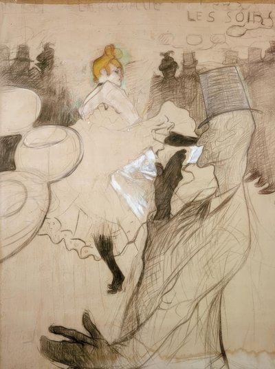 La Goulue og Valentin den benløse af Henri de Toulouse Lautrec