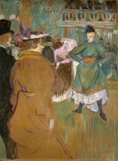 La Quadrille ved Moulin-Rouge af Henri de Toulouse Lautrec