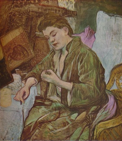 La Toilette, Getting Ready, 1891, 1937. af Henri de Toulouse Lautrec