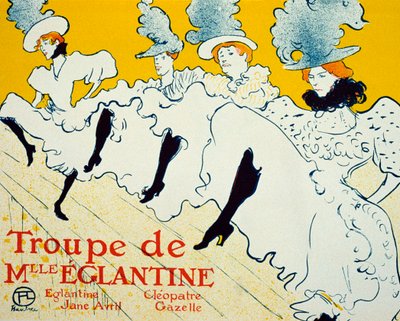 Frøken Eglantines Troupe, 1896. af Henri de Toulouse Lautrec