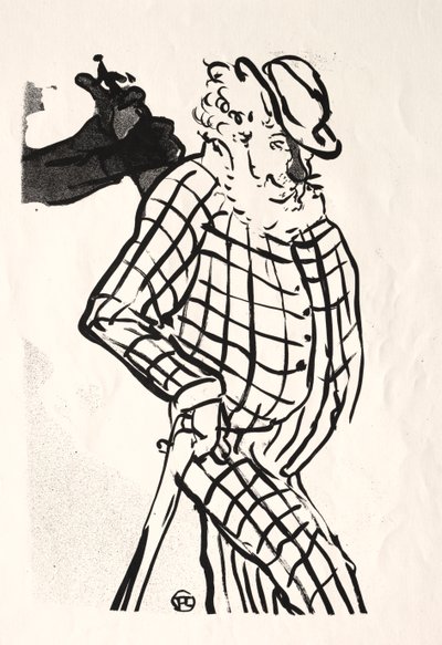 Café-koncerten: American Singer af Henri de Toulouse Lautrec