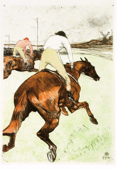 Jockeyen, 1899 af Henri de Toulouse Lautrec