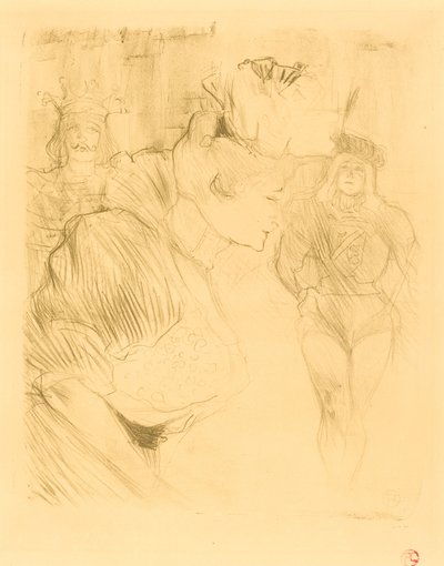 Långiver bukker (långiver hilser) af Henri de Toulouse Lautrec