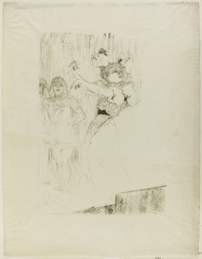 Långiver Danser Boleroen i Chilpéric af Henri de Toulouse Lautrec