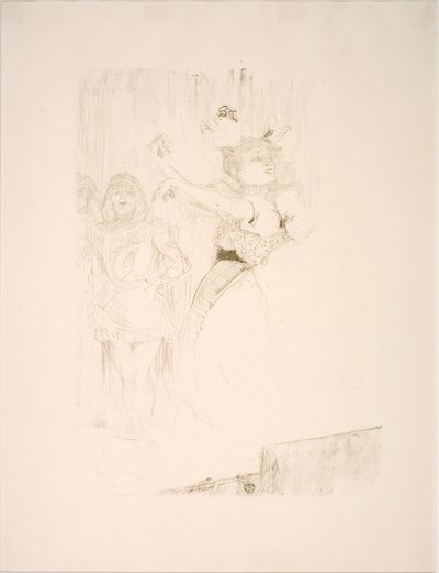 Långiver danser Pas du Boléro, i Chilpéric af Henri de Toulouse-Lautrec
