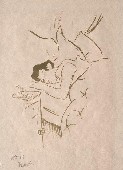 De gamle historier: din mund af Henri de Toulouse-Lautrec