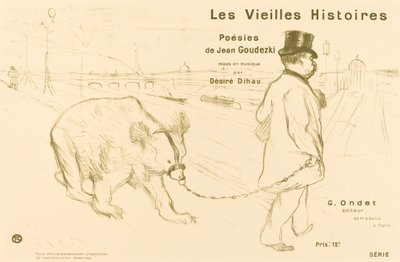 Les Vielles Histoires Titelblatt, 1893 von Henri de Toulouse Lautrec