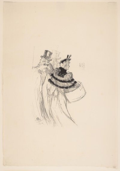 De gamle herrer af Henri de Toulouse Lautrec