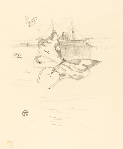 Die Schmetterlinge, 1895 von Henri de Toulouse Lautrec