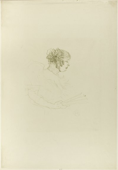 Luce Myrès, i profil af Henri de Toulouse Lautrec