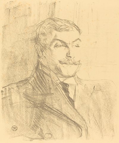 Lucien Guitry af Henri de Toulouse Lautrec