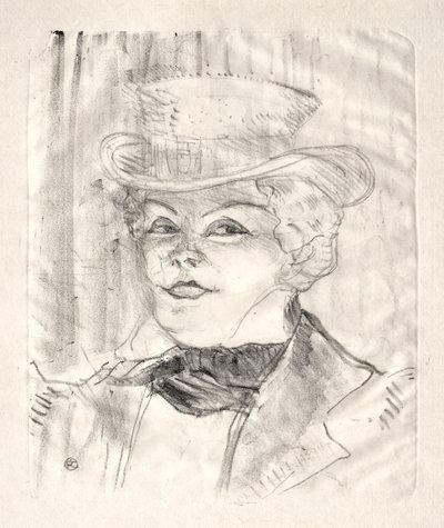 Madame Rejane af Henri de Toulouse-Lautrec