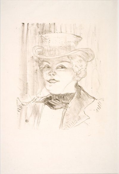 Madame Rejane af Henri de Toulouse-Lautrec