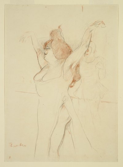 Mademoiselle Cocyle som Helena af Troja i La Belle Helene af Henri de Toulouse-Lautrec