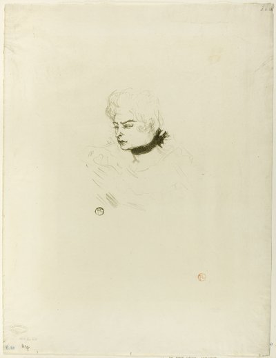 Mademoiselle Pois Vert von Henri de Toulouse-Lautrec
