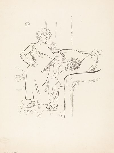 Mand og kvinde. af Henri de Toulouse Lautrec