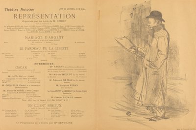 Sølvbryllup; Frihedens byrde; En seriøs klient [foran] af Henri de Toulouse Lautrec