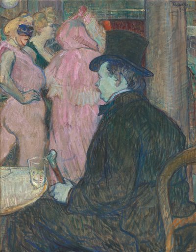 Maxime Dethomas, 1896. af Henri de Toulouse Lautrec