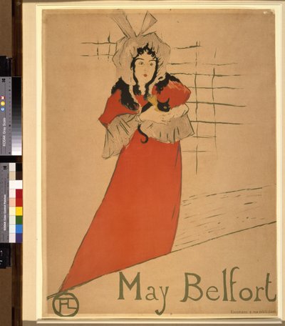 May Belfort, 1895 af Henri de Toulouse Lautrec