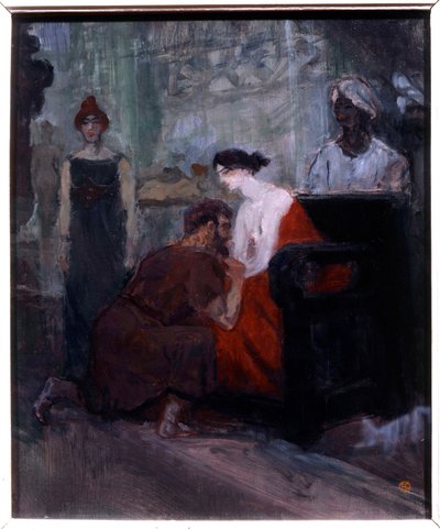 Messaline Repræsentation af Valeria Messalina, store udskejelser fra det antikke Rom. Maleri af Henri de Toulouse Lautrec (1864-1901) 1900 søn. 0,55x0,46 m Albi, musee Toulouse Lautrec af Henri de Toulouse Lautrec