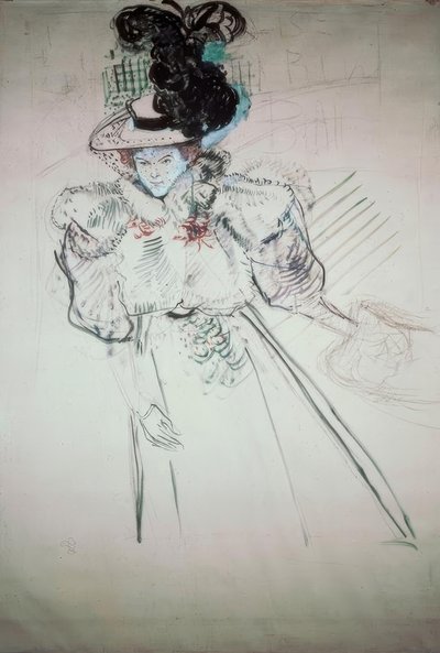 Misia Natanson af Henri de Toulouse Lautrec