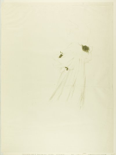 Miss May Belfort (stor tallerken) af Henri de Toulouse-Lautrec