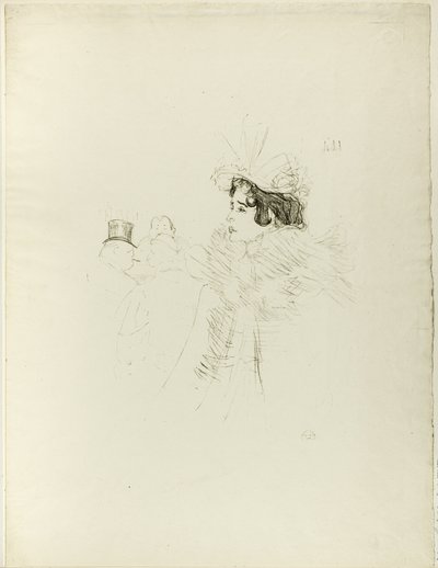 Miss May Belfort i baren Achille af Henri de Toulouse Lautrec