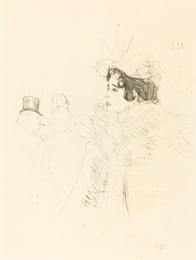 Miss May Belfort i den irske og amerikanske bar, rue Royale (Miss Belfort Belfort au Irish and American Bar, Rue Royale) af Henri de Toulouse Lautrec