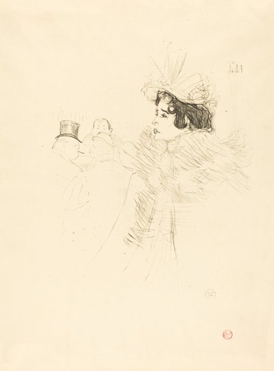 Miss May Belfort i den irske og amerikanske bar, rue Royale (Miss Belfort Belfort au Irish and American Bar, Rue Royale) af Henri de Toulouse Lautrec