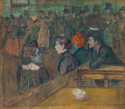 Moulin de la Galette, 1889. af Henri de Toulouse Lautrec