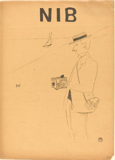 Nib eller amatørfotografen [højre foran] af Henri de Toulouse Lautrec