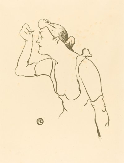 Paula Brebion af Henri de Toulouse Lautrec