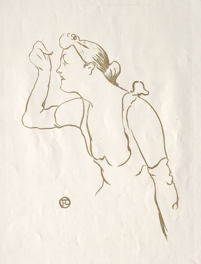 Paula Brebion af Henri de Toulouse-Lautrec