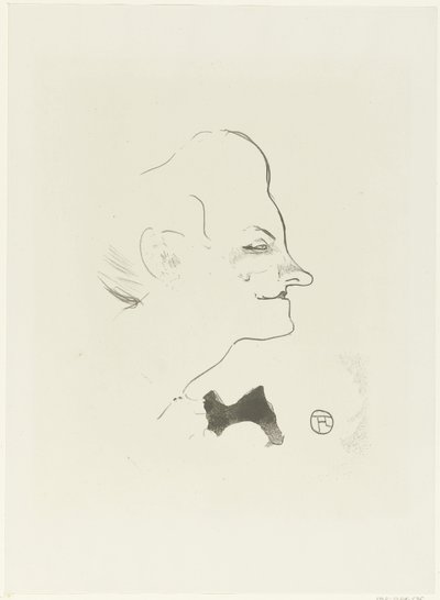 Portræt af sangerinden Yvette Gilbert Yvette Gilbert Le Cafe Concert (serietitel) af Henri de Toulouse Lautrec