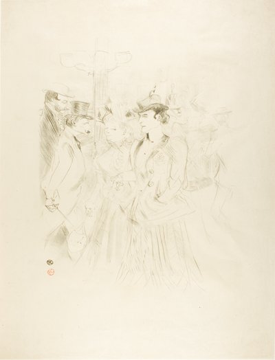 Promenade af Henri de Toulouse Lautrec