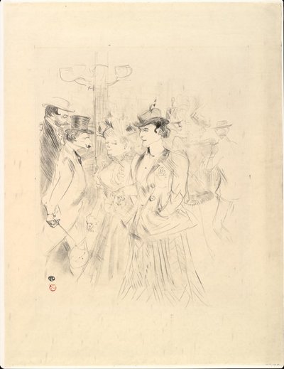 Promenur af Henri de Toulouse Lautrec