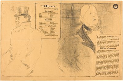 Raphael; Salome af Henri de Toulouse Lautrec
