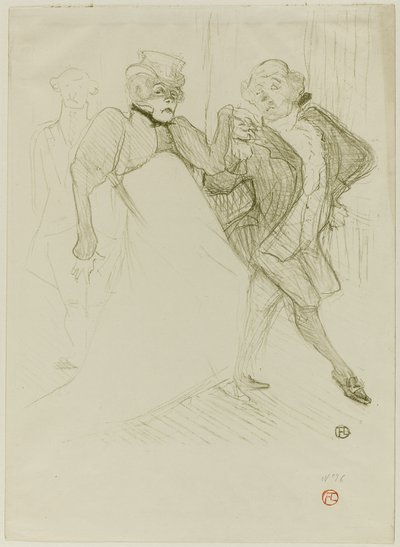 Réjane og Galipaux, i Madame Sans-Gêne af Henri de Toulouse Lautrec