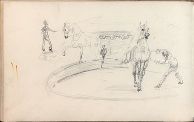 Skitsebog, 1880 af Henri de Toulouse-Lautrec