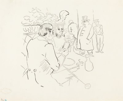 Snobberi, 1895. af Henri de Toulouse Lautrec