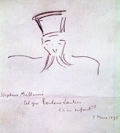Stephane Mallarme von Henri de Toulouse Lautrec