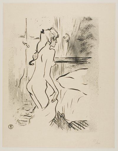 Studie af en kvinde af Henri de Toulouse-Lautrec