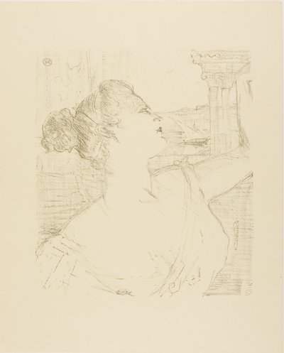 Sybil Sanderson, fra Thirteen Lithographs af Henri de Toulouse Lautrec