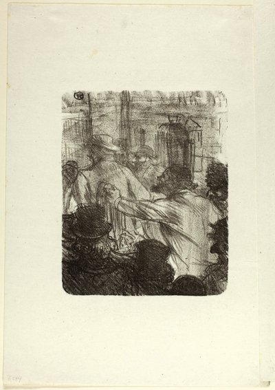 Tekstilmarked, Krakow, fra Au Pied du Sinaï af Henri de Toulouse-Lautrec