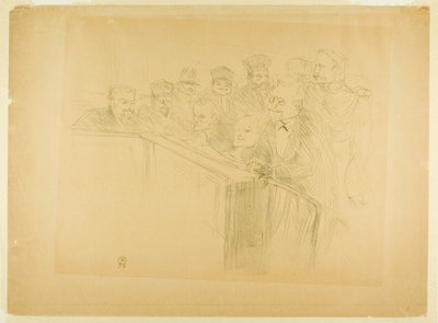 The Arton Trial (første plade) af Henri de Toulouse-Lautrec
